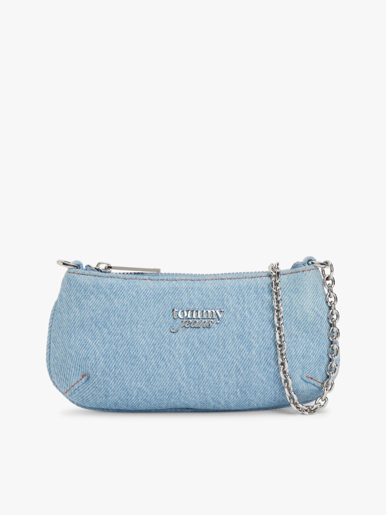 Tommy Jeans denim portemonnee met kettingriem en logo