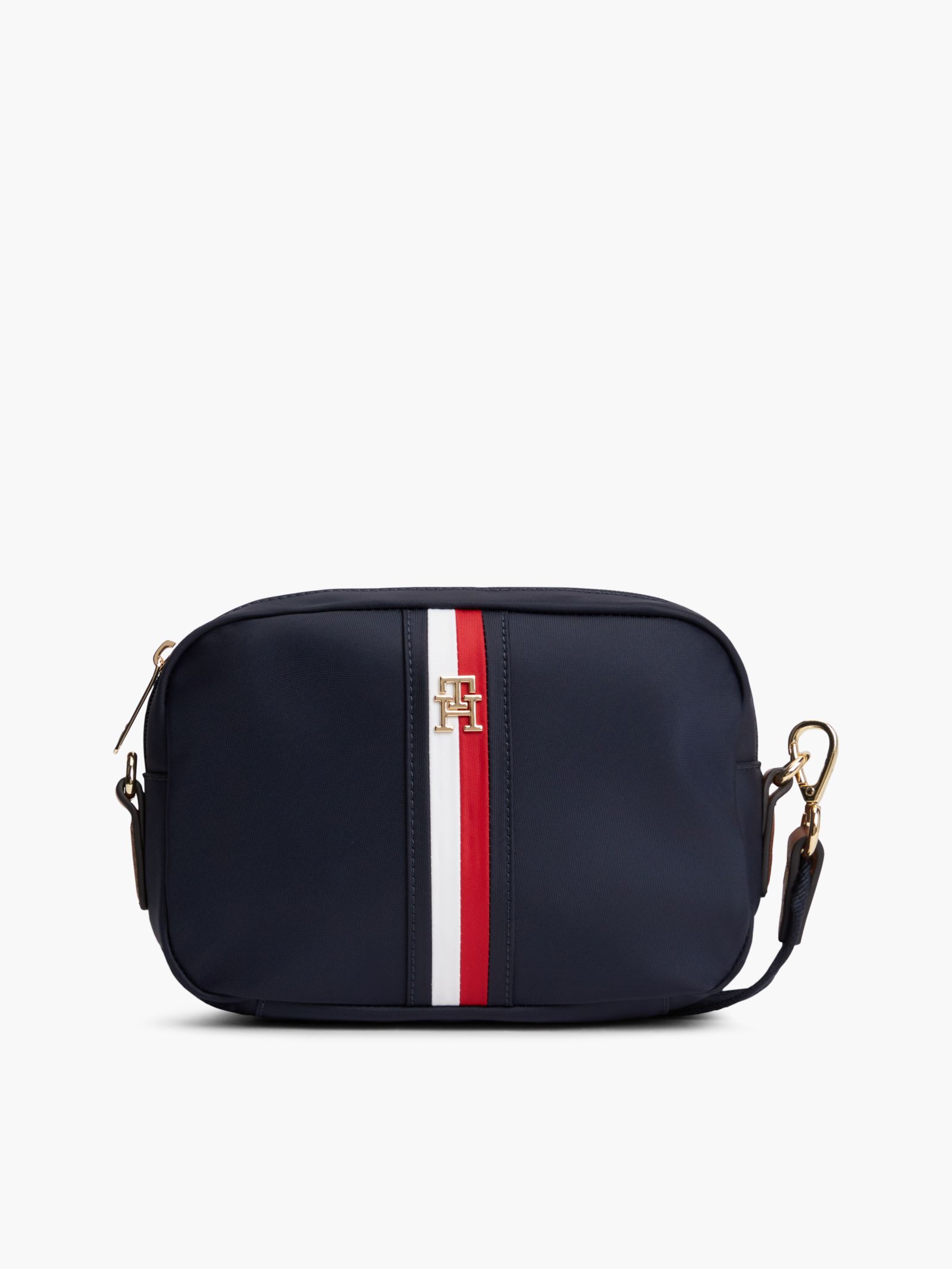 Tommy Hilfiger Popette crossbody cameratas met signature streep