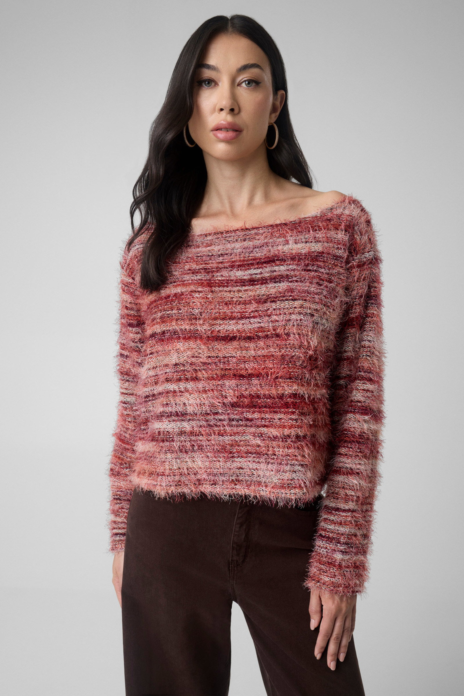 Guess Stipes-Trui in rood