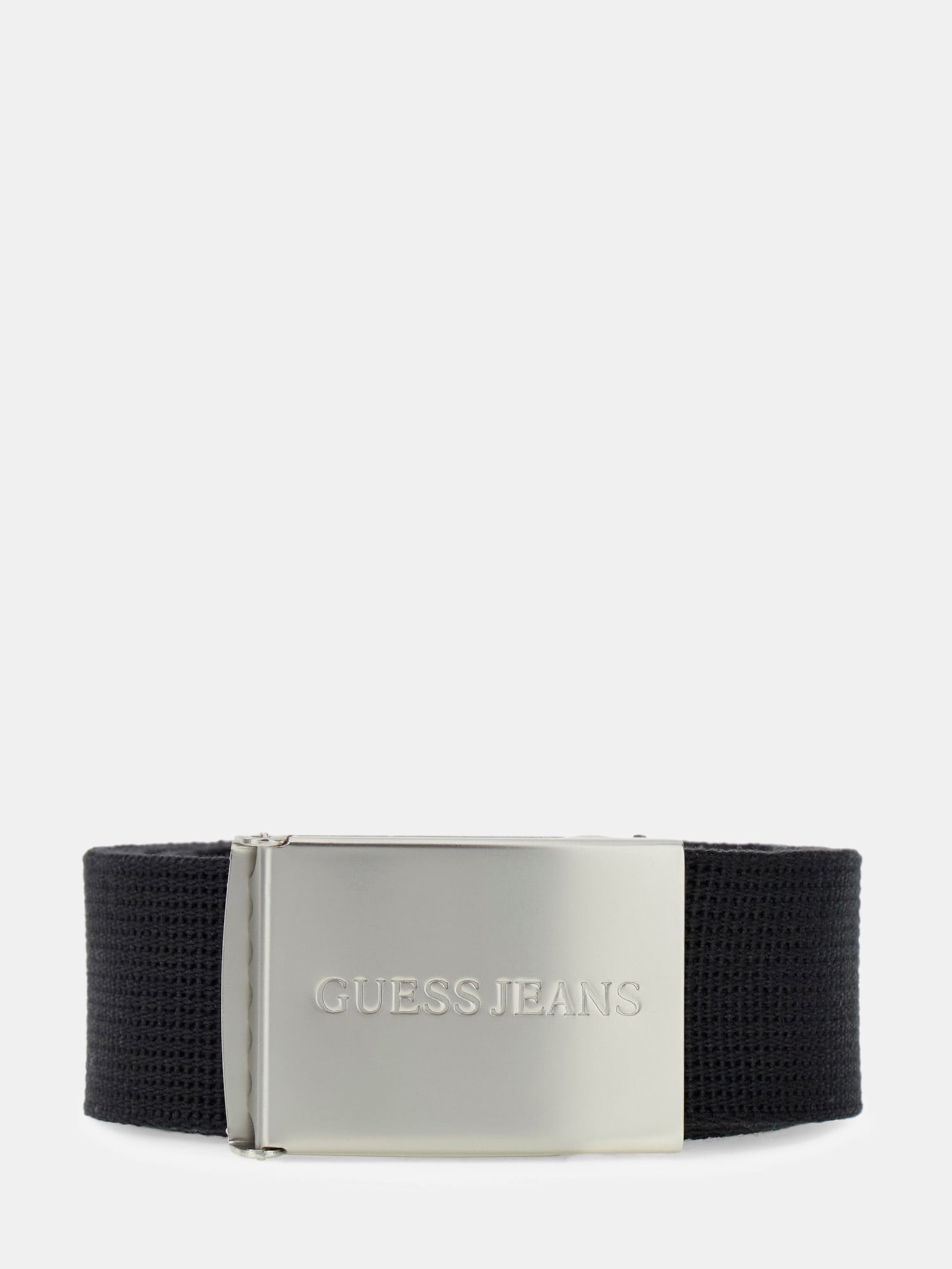 Guess Canva Riem in zwart