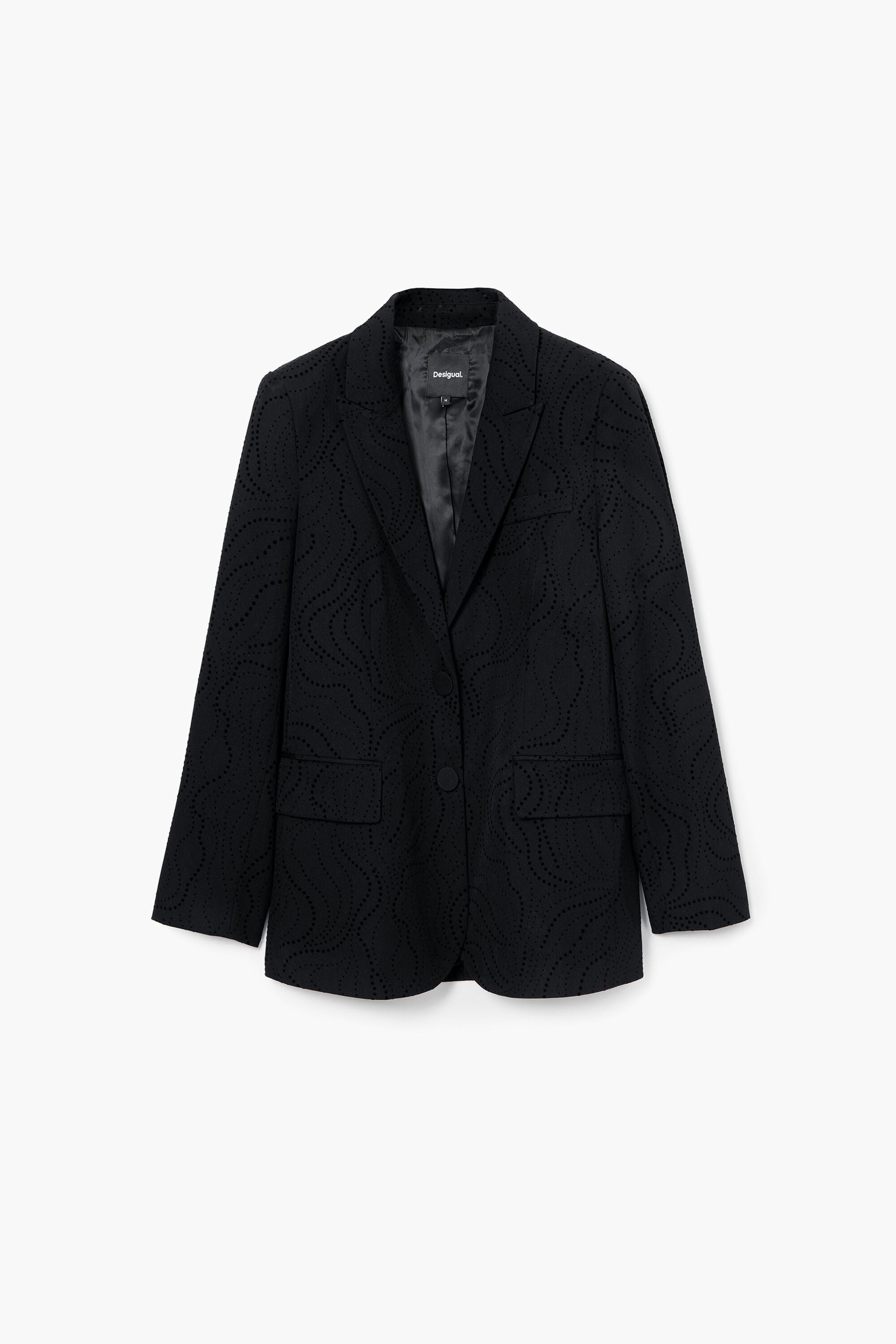 Desigual Geperforeerde blazer